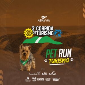 Arte oficial da 3ª Corrida do Turismo ABAV-RN 2026 em Natal